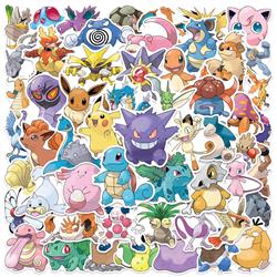 pokemon anime waterproof stickers 60pcs a set