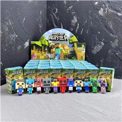 Minecraft anime keychain 24pcs a set