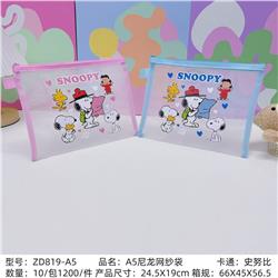 Snoopy anime bag 24.5*19cm 10pcs a set