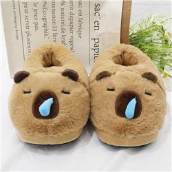 Capybara anime plush slippers ( one size 35-42 )