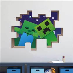 Minecraft anime 3D stickers 42*54cm