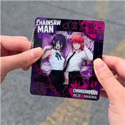 chainsaw man anime keychain