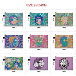 Rick and Morty anime A4 bag