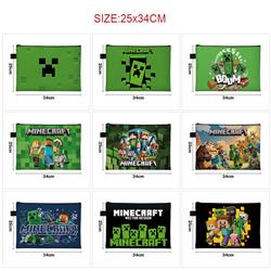 Minecraft anime A4 bag