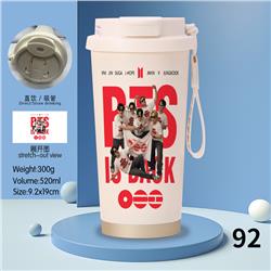 BTS anime coffee cup