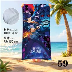 Solo Leveling anime beach towel
