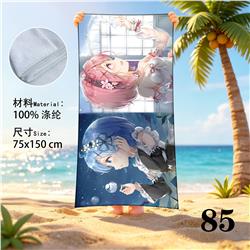 Re Zero Kara Hajimeru Isekai Seikatsu anime beach towel
