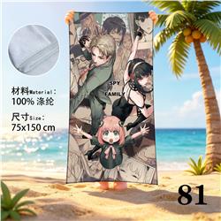 SPY×FAMILY anime beach towel