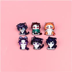 Demon slayer kimets anime pin