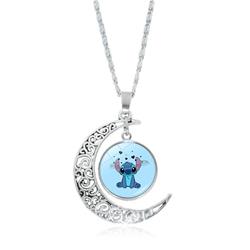 stitch anime necklace
