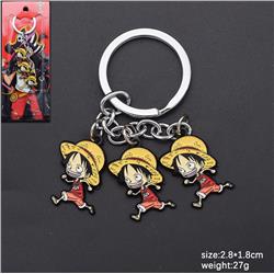 One Piece anime keychain
