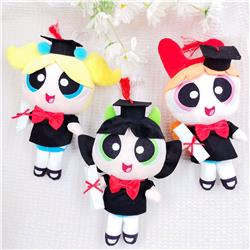 The Powerpuff Girls anime plush doll 23cm