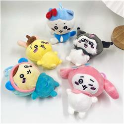 Chiikawa anime plush doll 10cm 5pcs a set