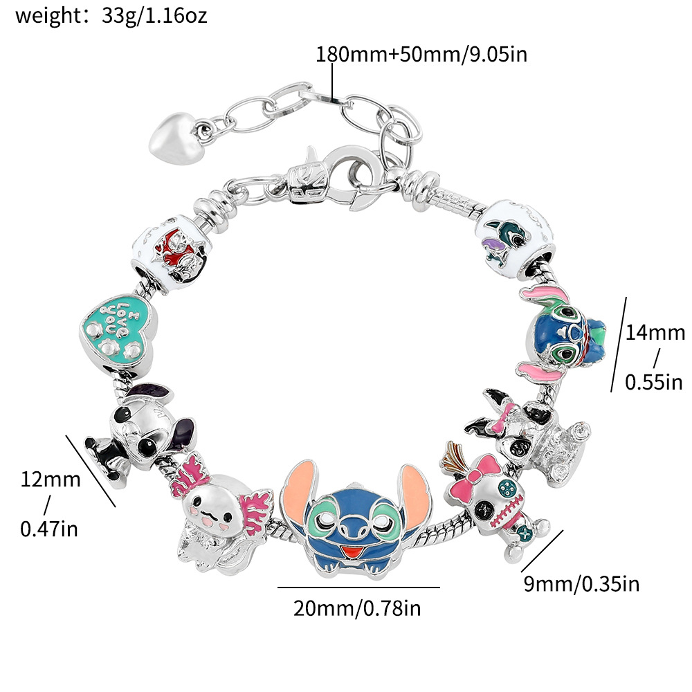 stitch anime bracelet