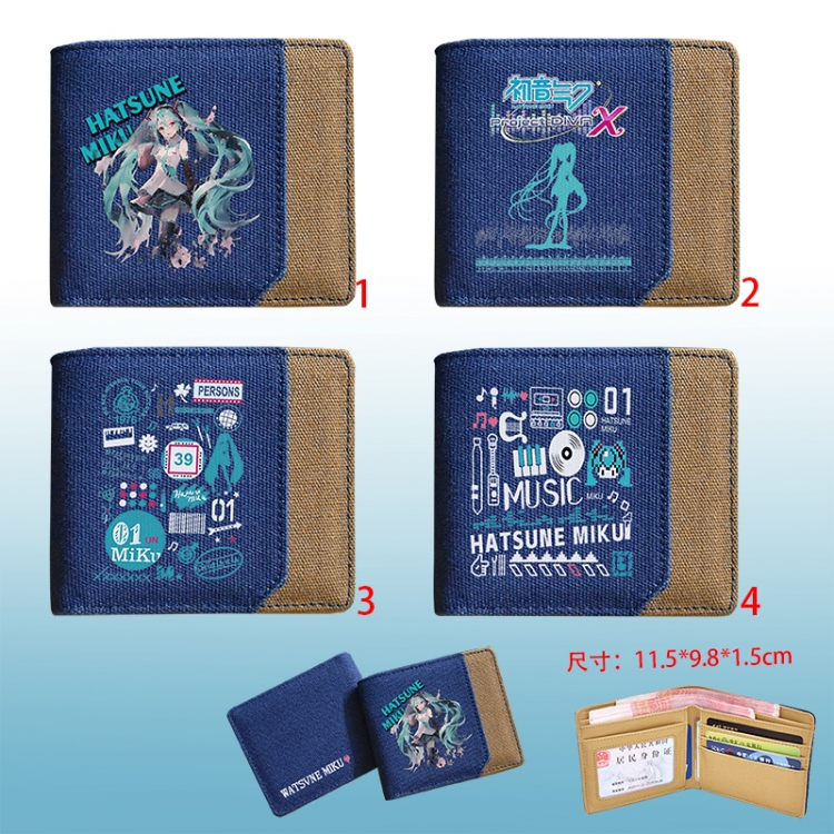 Hatsune Miku anime wallet