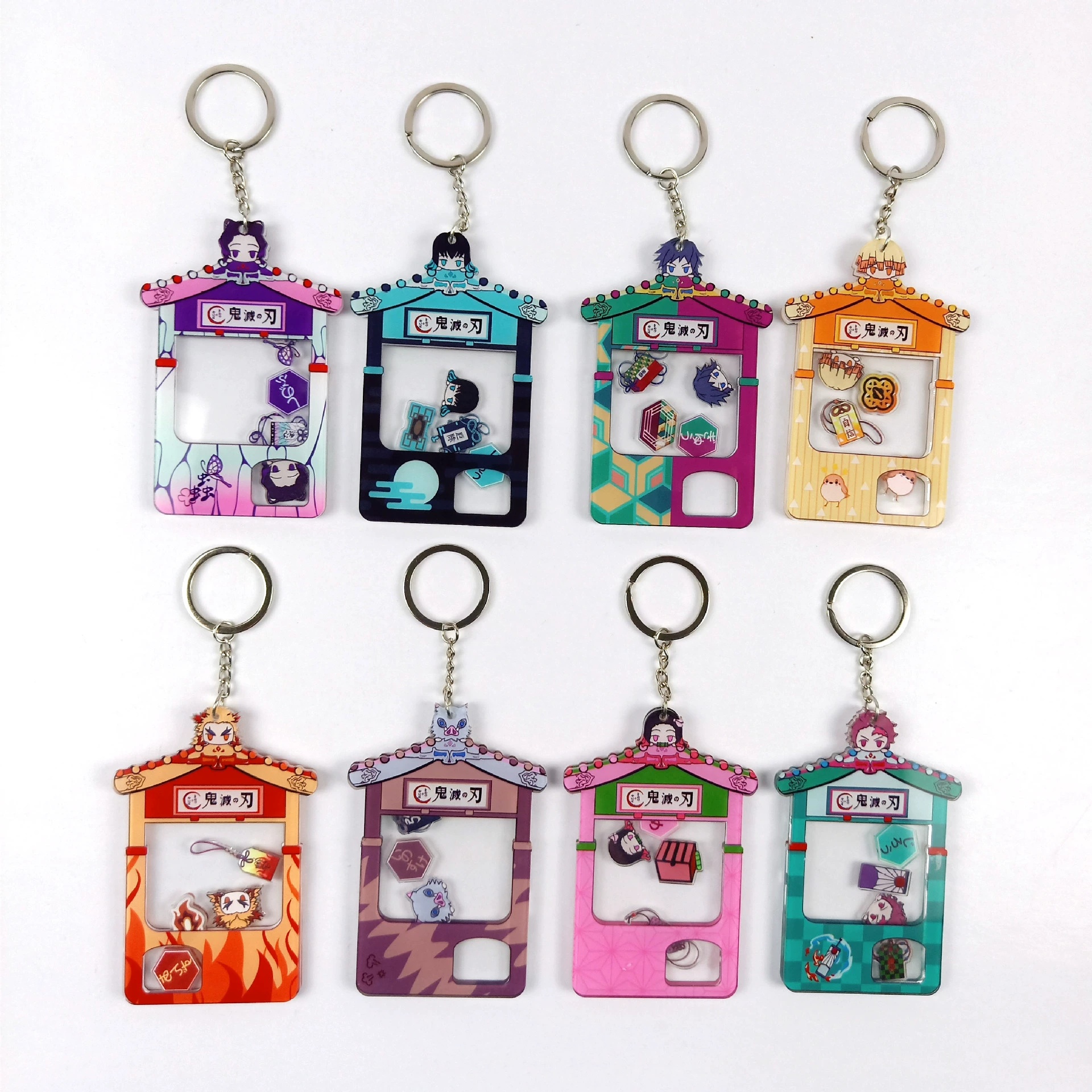 Demon slayer kimets anime keychain