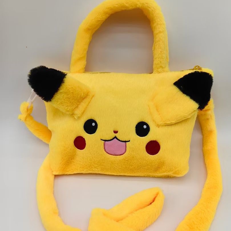 Pokemon anime plush shoulder bag 30*20*5cm