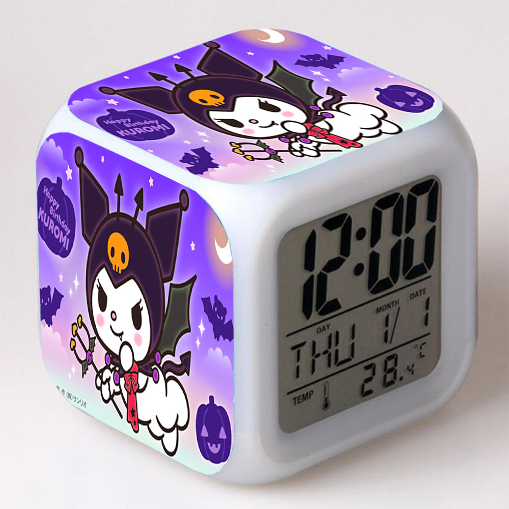 Kuromi anime alarm clock