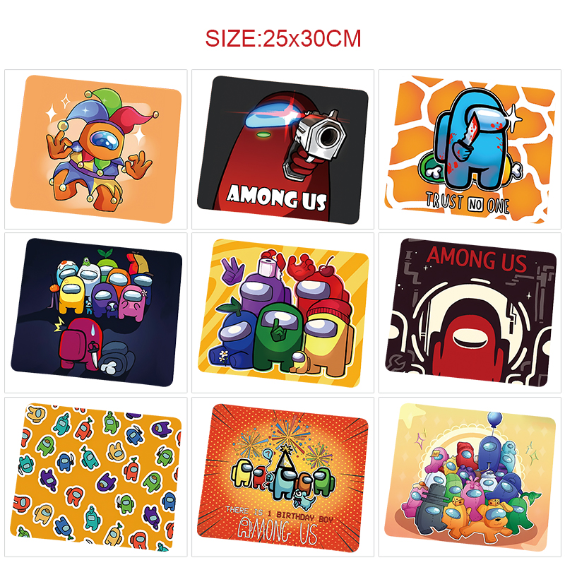 Among Us anime Mouse pad 25*30cm