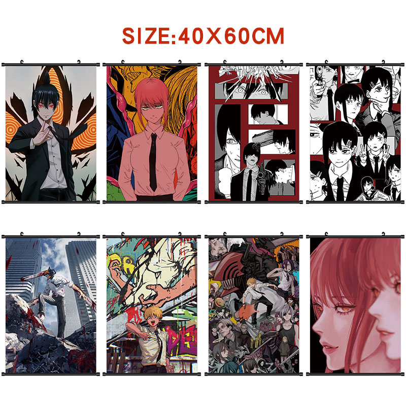 chainsaw man anime wallscroll 40*60cm