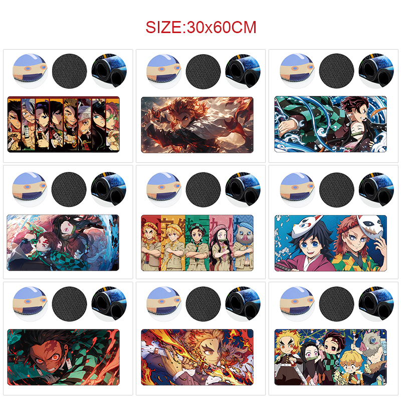 Demon slayer kimets anime Mouse pad 60*30cm