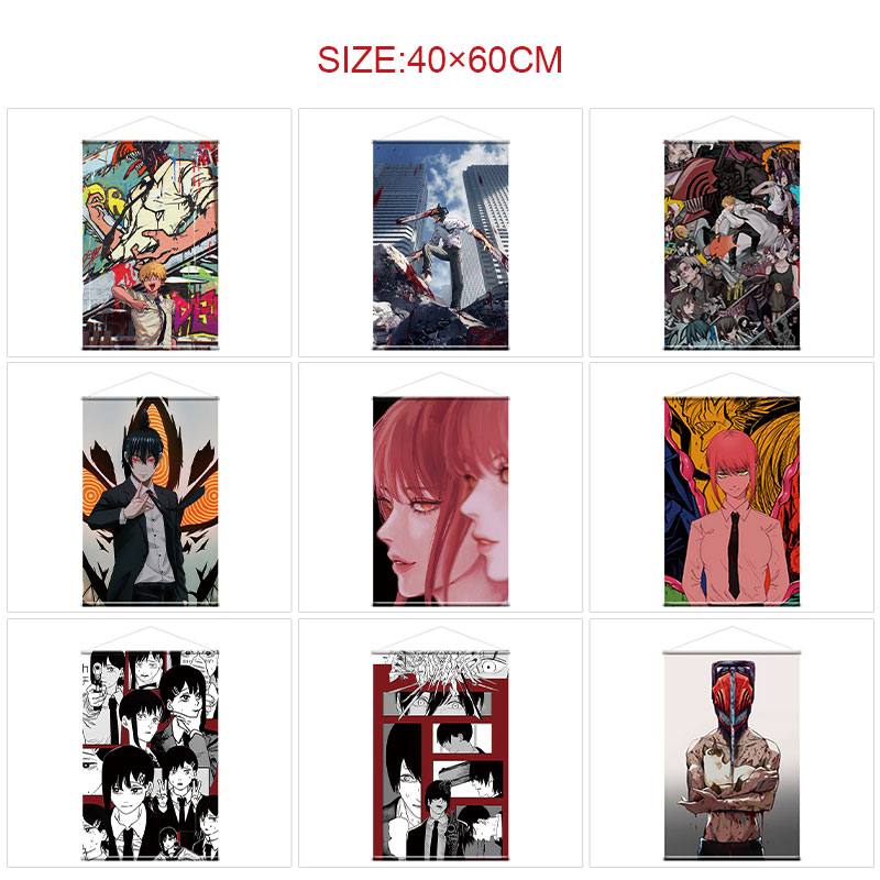 chainsaw man anime wallscroll 40*60cm