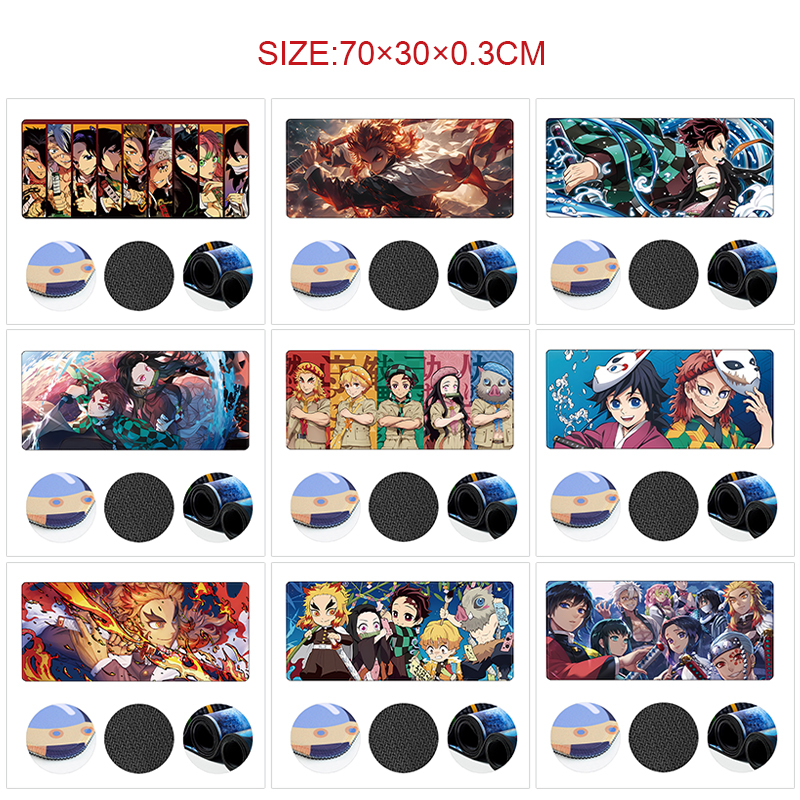 Demon slayer kimets anime Mouse pad 70*30cm