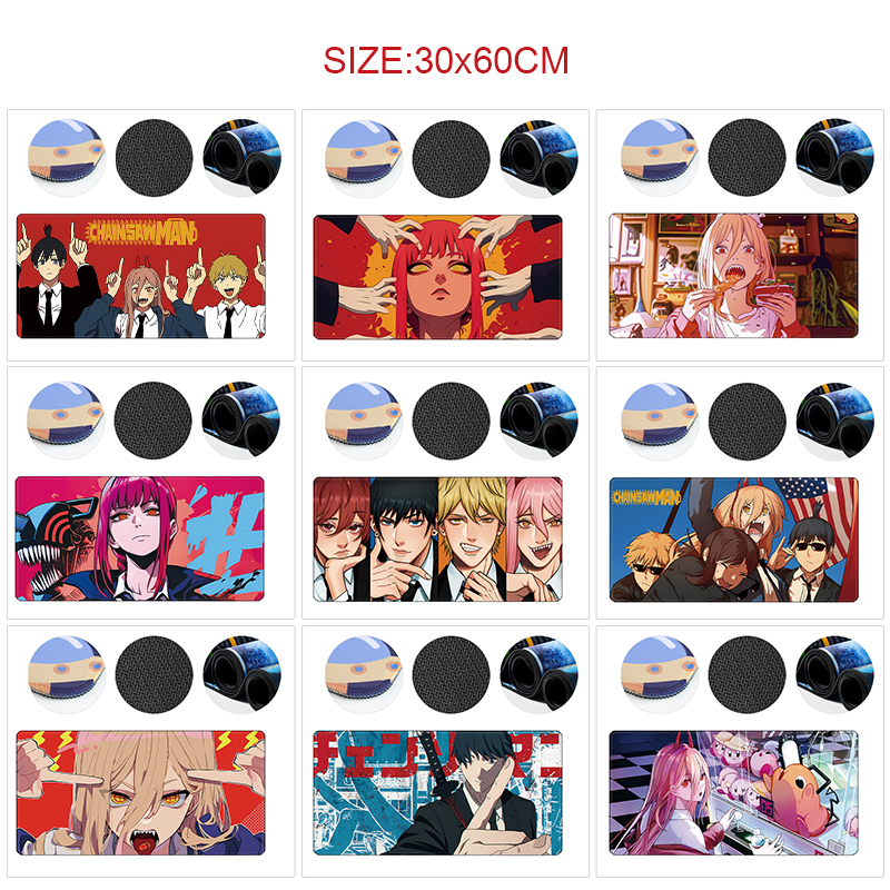 chainsaw man anime Mouse pad 60*30cm