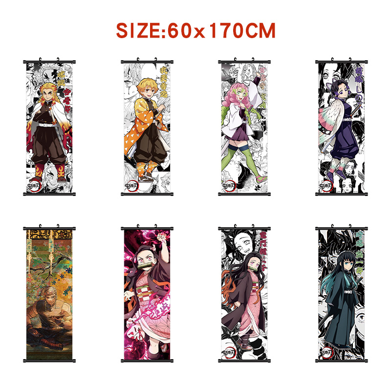 Demon slayer kimets anime wallscroll 60*170cm