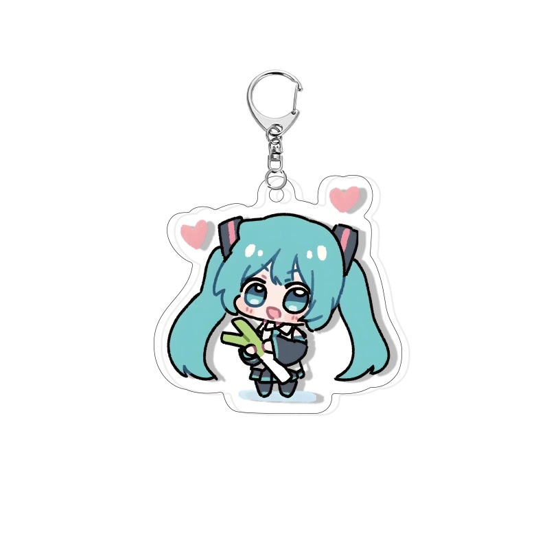 Hatsune Miku anime keychain