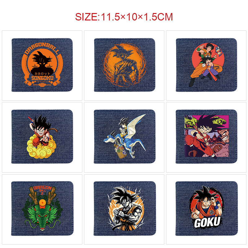 Dragon ball anime wallet