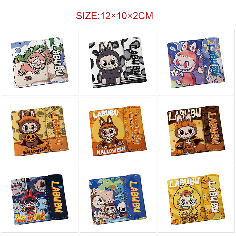 Labubu anime wallet