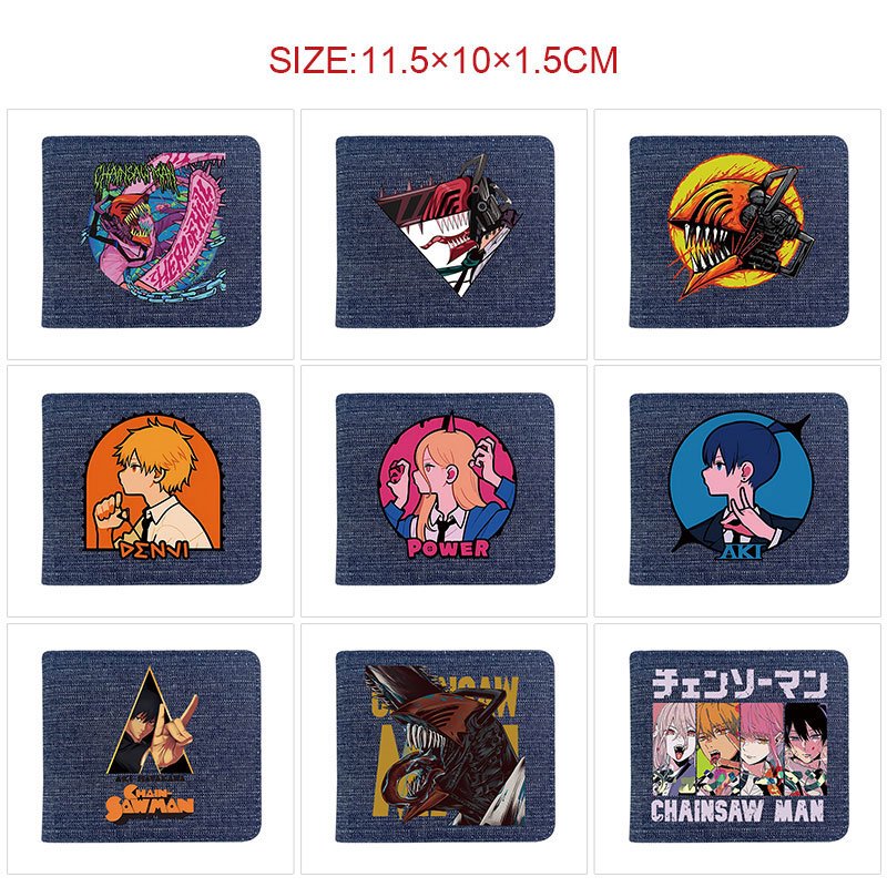 chainsaw man anime wallet