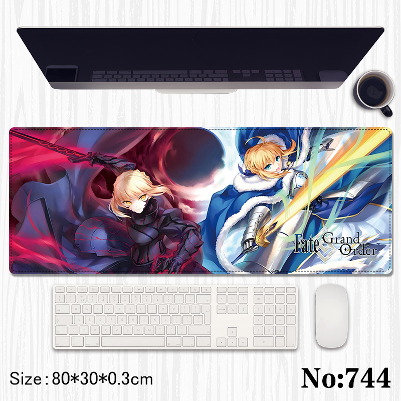Fate anime Mouse pad 80*30*0.3cm