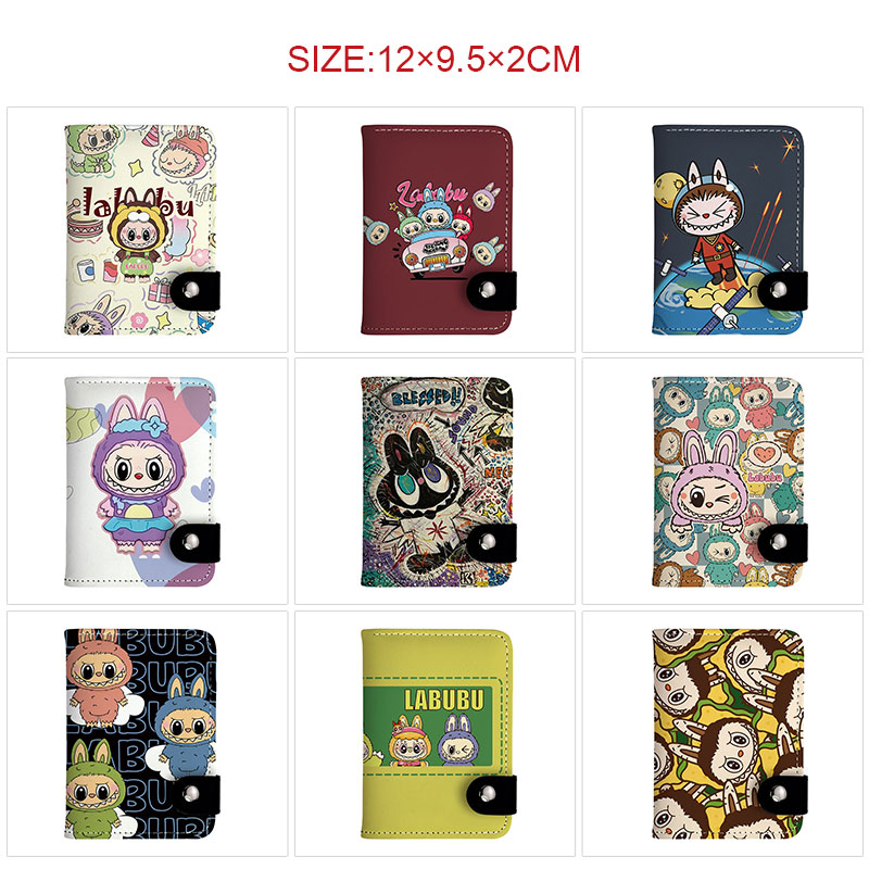 Labubu anime wallet