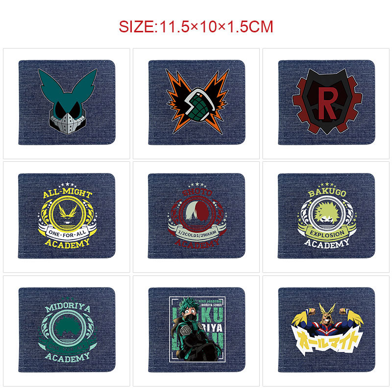 My Hero Academia anime wallet