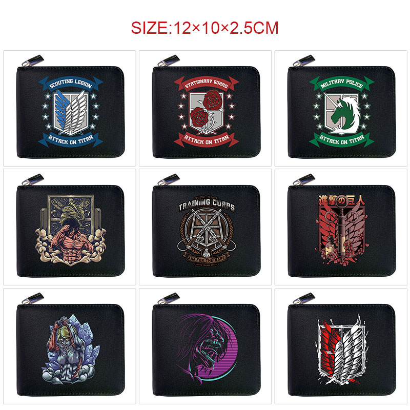 Attack on Titan anime wallet
