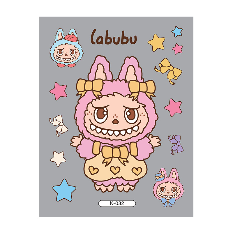 Labubu anime DIY waterproof sticker