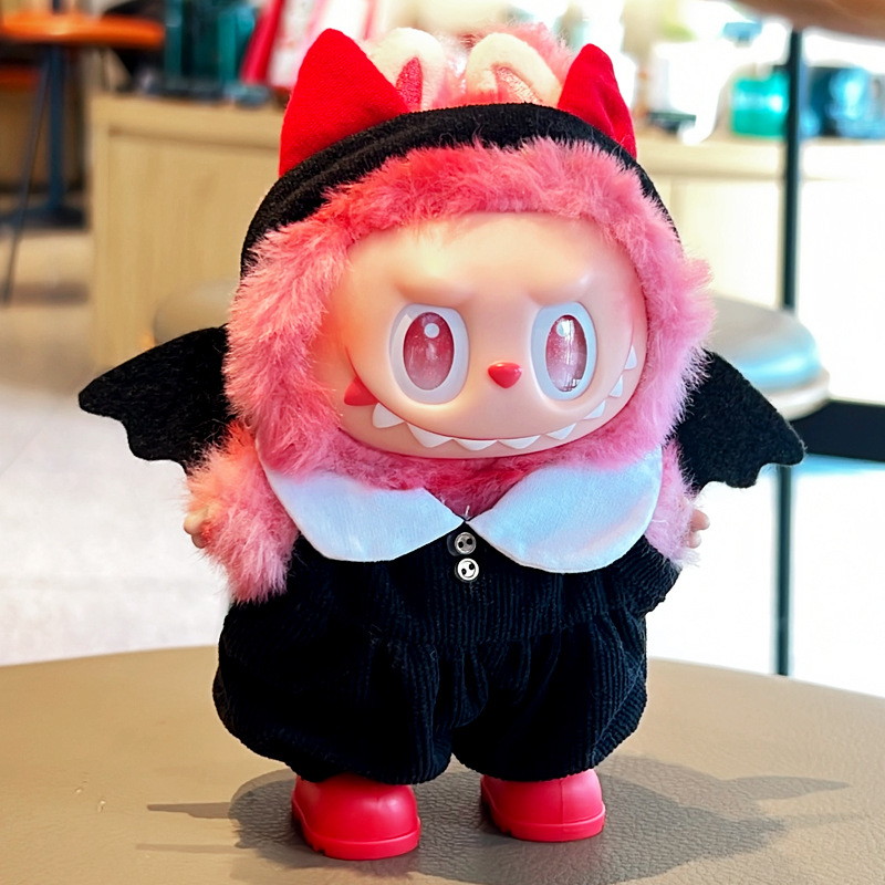 Labubu anime 17cm doll change clothes