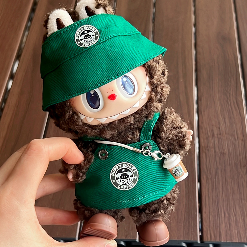 Labubu anime 17cm doll change clothes