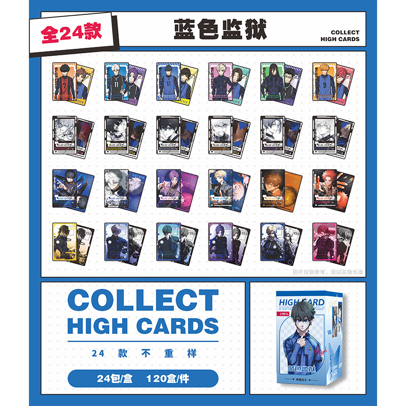 Blue Lock anime card 24pcs a set