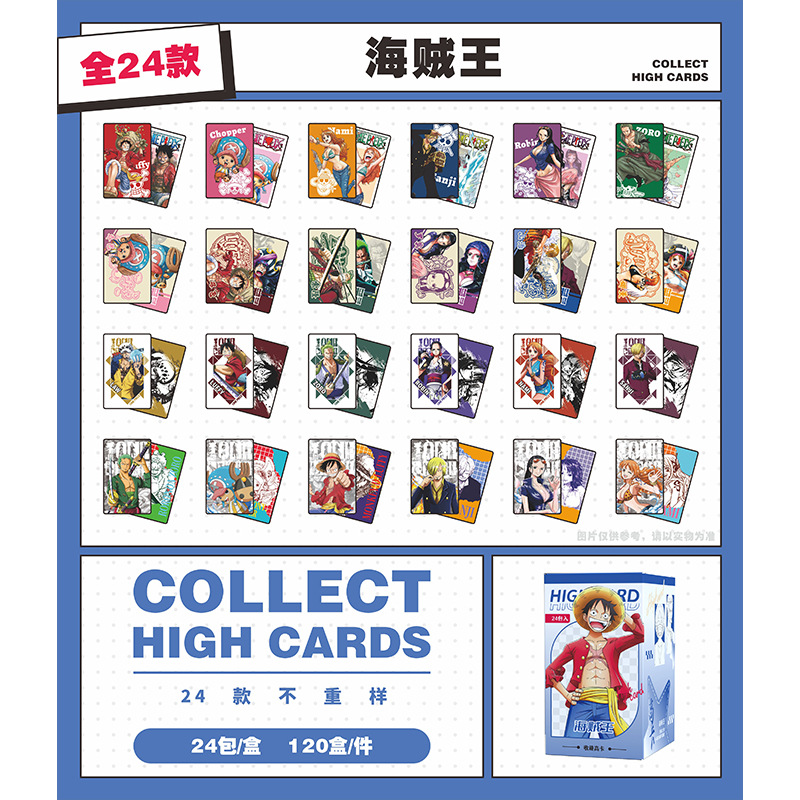 One Piece anime card 24pcs a set