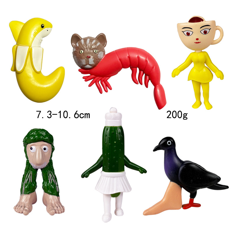 tungtungsahur anime figure price for a set of 6pcs