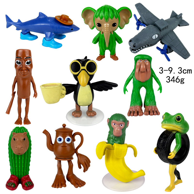 tungtungsahur anime figure price for a set of 10pcs
