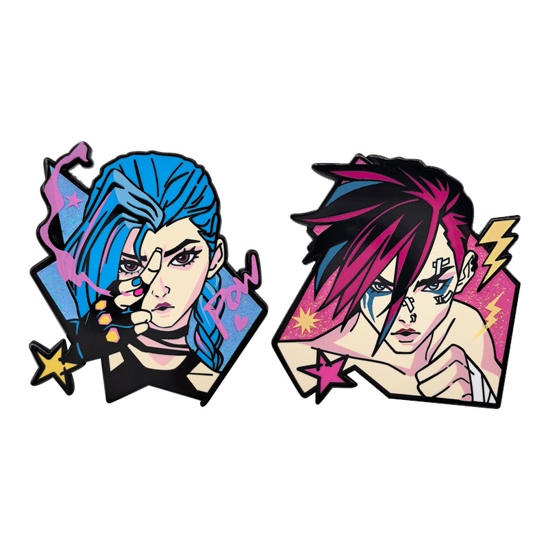 league of legends anime pin 3 pcs a set