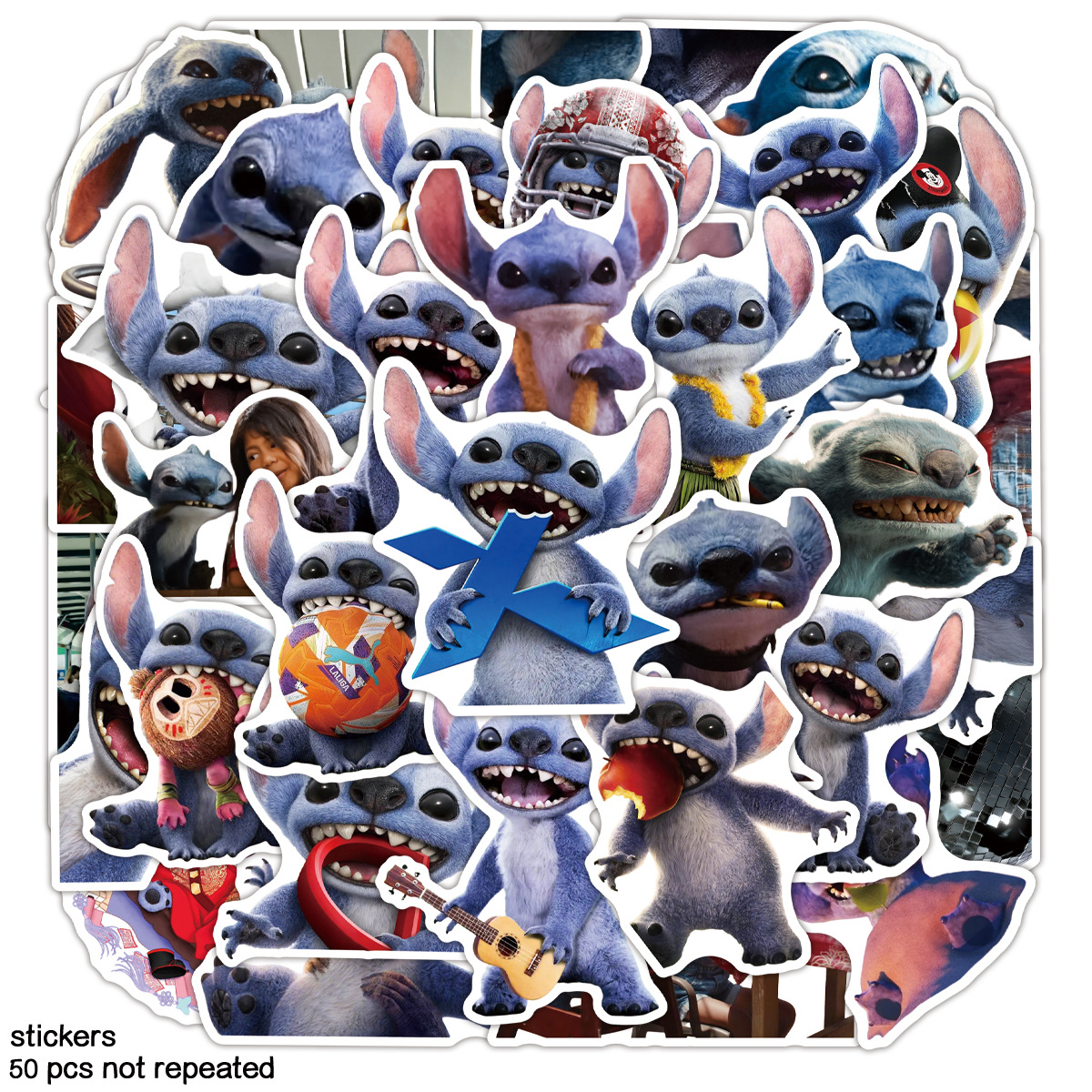 stitch anime stickers 50pcs a set