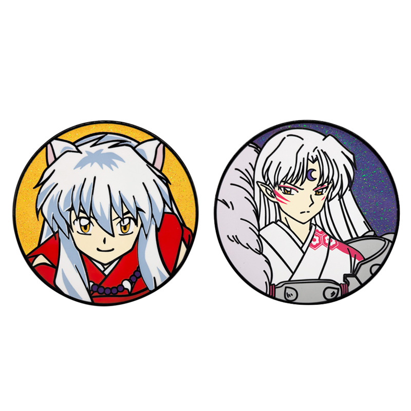 Inuyasha anime pin 3 pcs a set