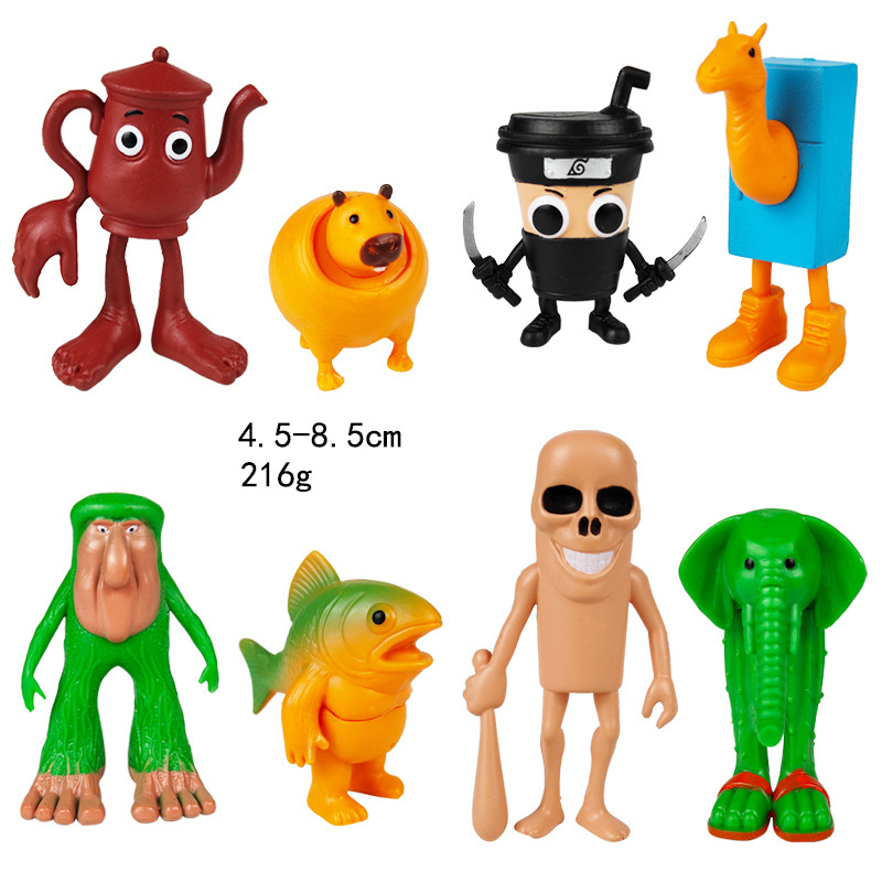 tungtungsahur anime figure price for a set of 8pcs