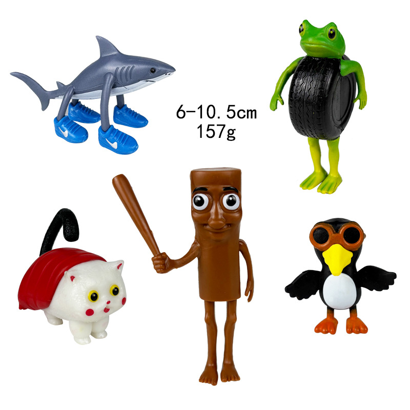 tungtungsahur anime figure price for a set of 5pcs