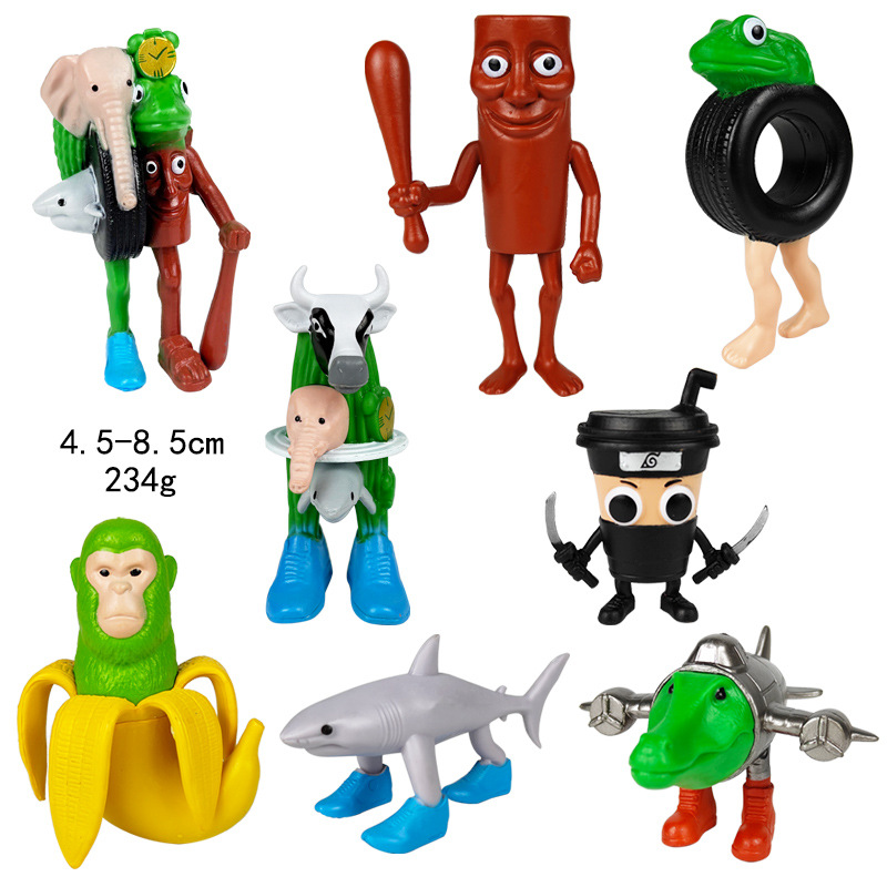 tungtungsahur anime keychain price for a set of 8pcs